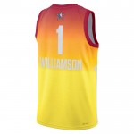 Maillot All-Star 2023 Team 2 Zion Williamson 1 Nike Orange Swingman - Homme